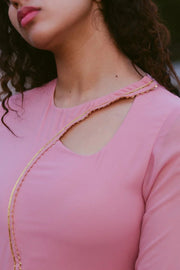 Kadali Peach/teal blue