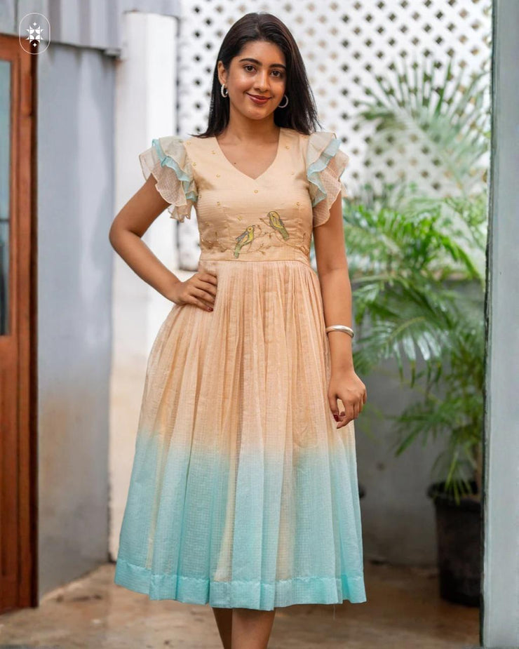 Lovebird Kota Sky Midi Dress