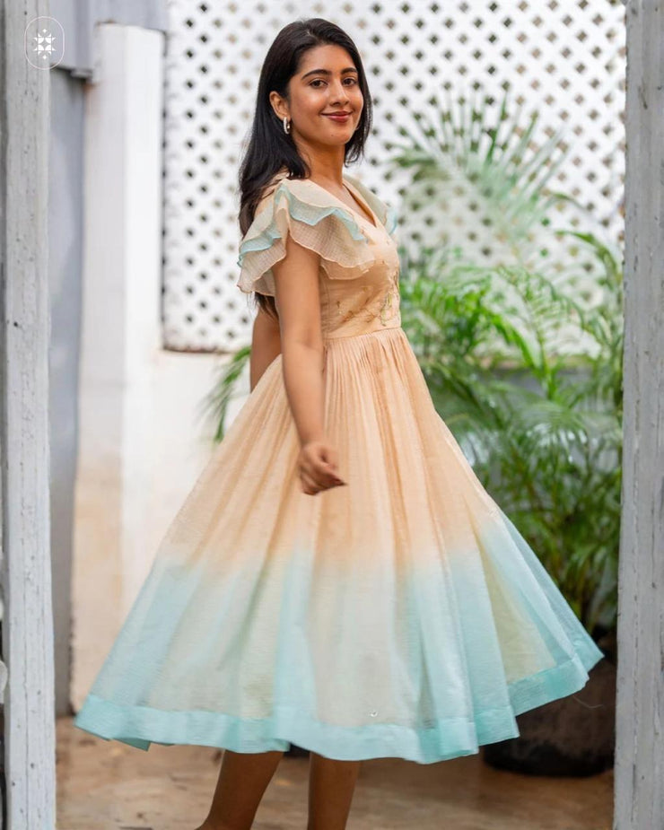 Lovebird Kota Sky Midi Dress