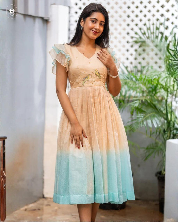 Lovebird Kota Sky Midi Dress