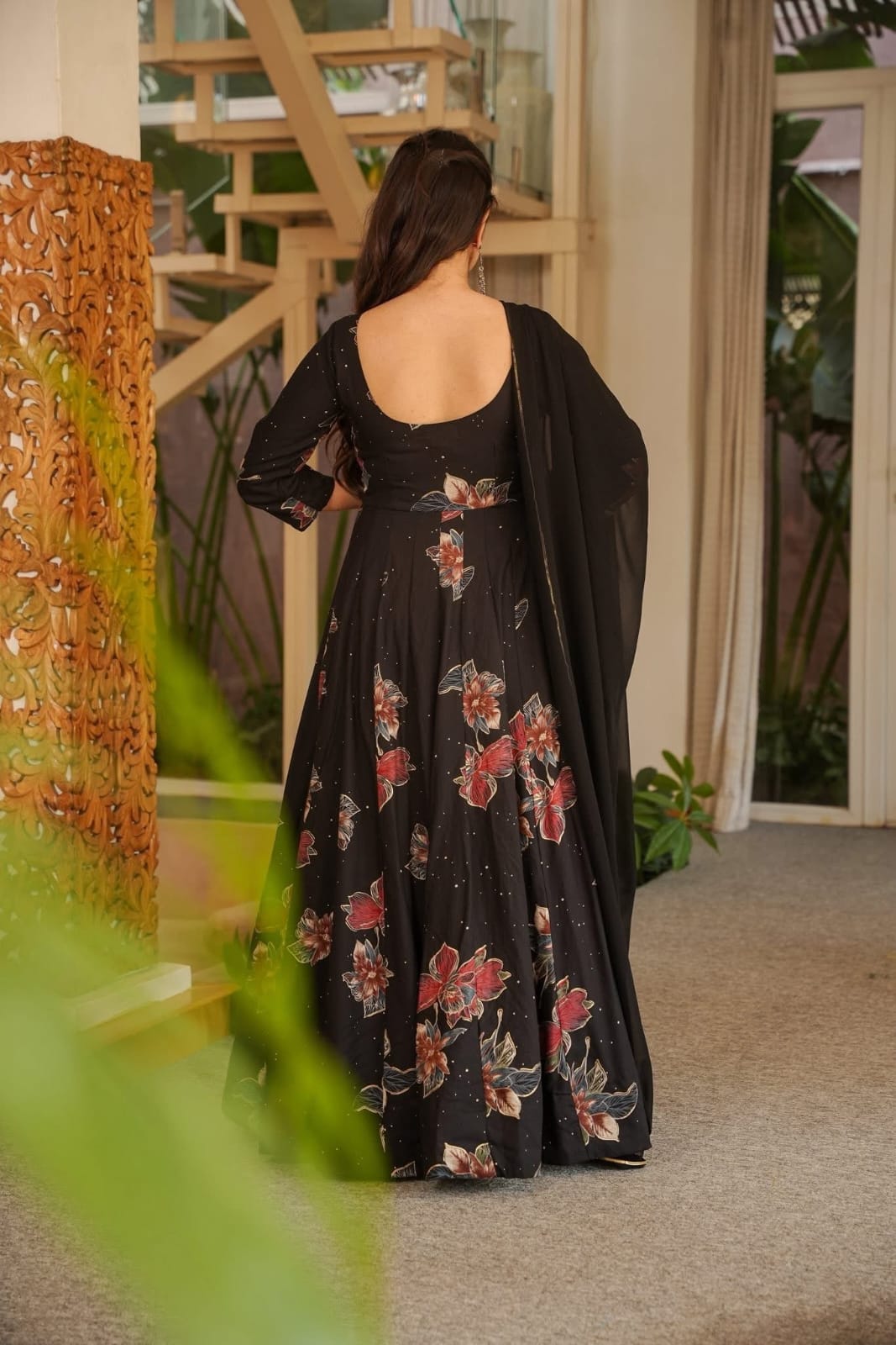 Floral Rayon Maxi Set