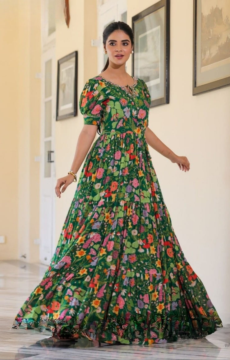 Titli Maxi (Dress) in Green