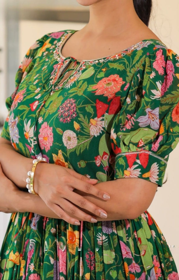 Titli Maxi (Dress) in Green