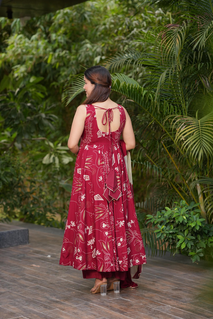 Aira Veil Rayon Suit Set