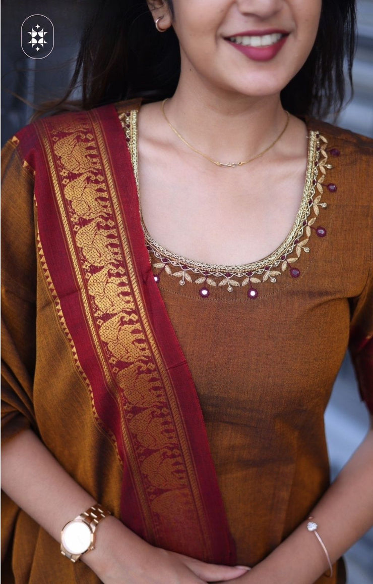 Bhavya Kurta set In Magenta