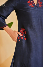 Linen Kurta Set