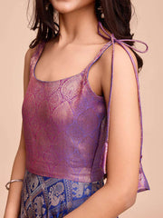 Kids CREAM color Silk Sleeveless ethnic dress