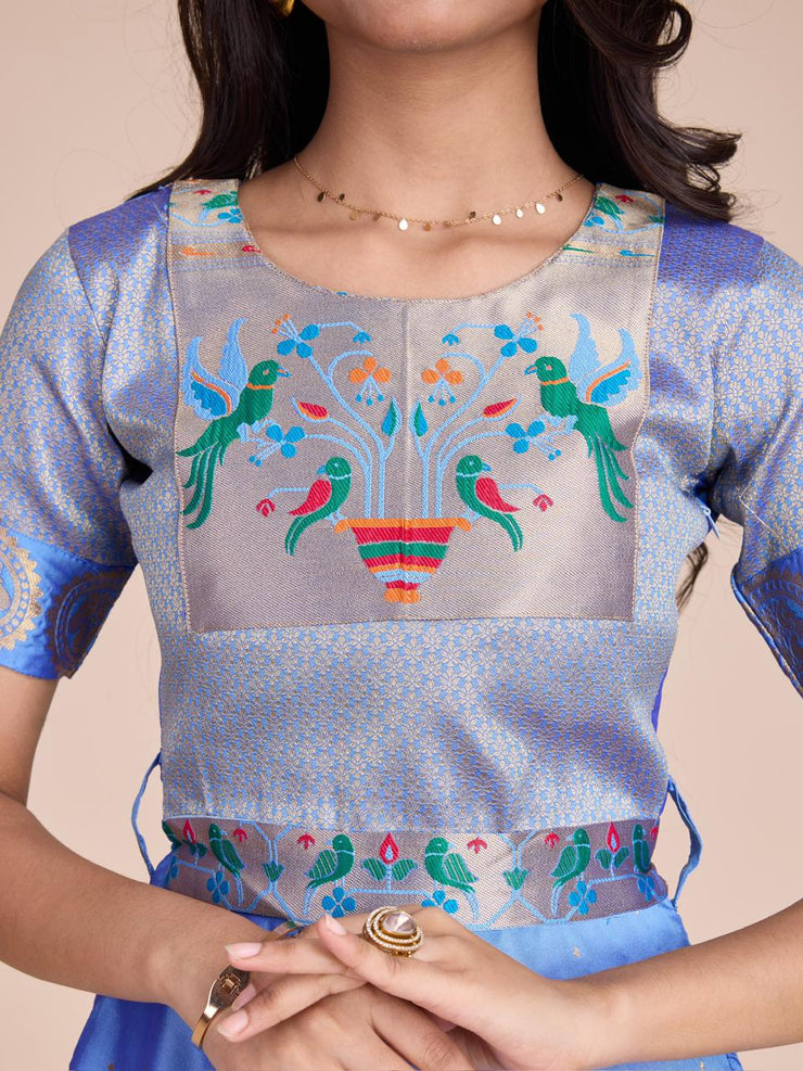 kids’ half-sleeve ethnic dress