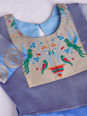 kids’ half-sleeve ethnic dress