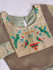 kids’ half-sleeve ethnic dress