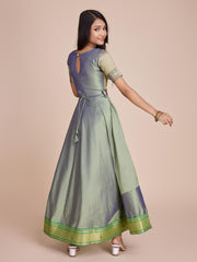 kids’ half-sleeve ethnic dress