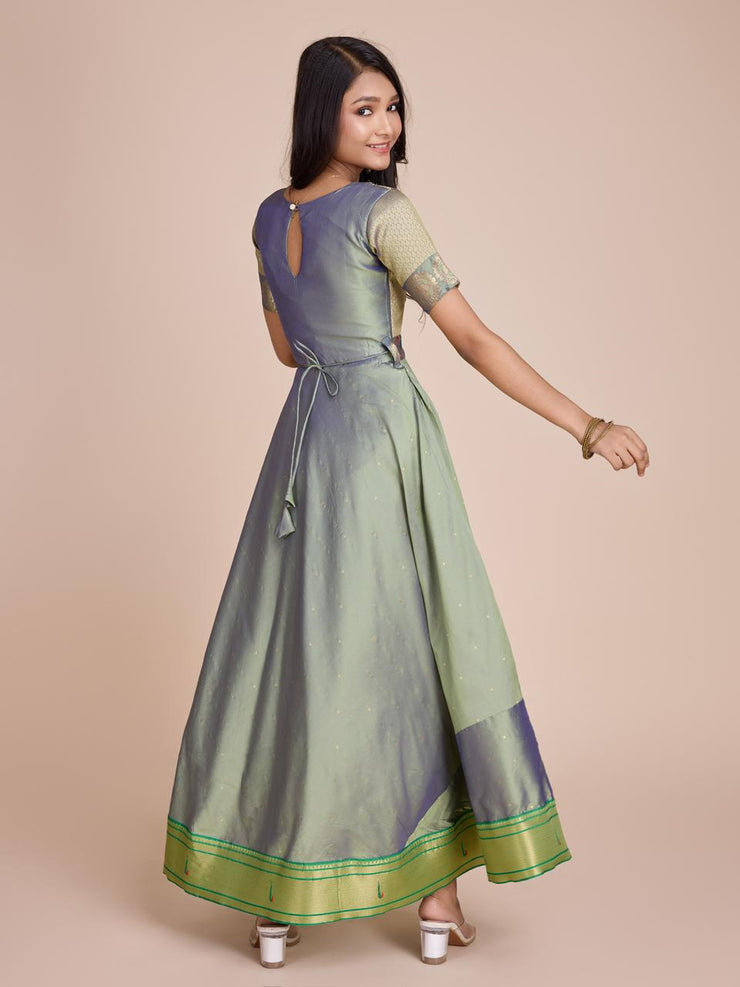 kids’ half-sleeve ethnic dress