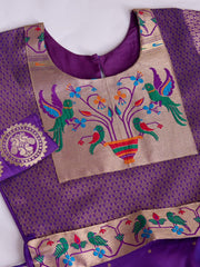 kids’ half-sleeve ethnic dress
