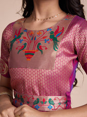 kids’ half-sleeve ethnic dress