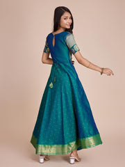 kids’ half-sleeve ethnic dress