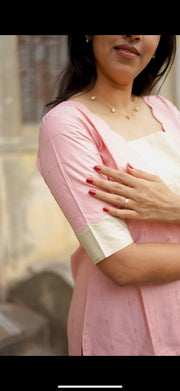 silk cotton Kurti