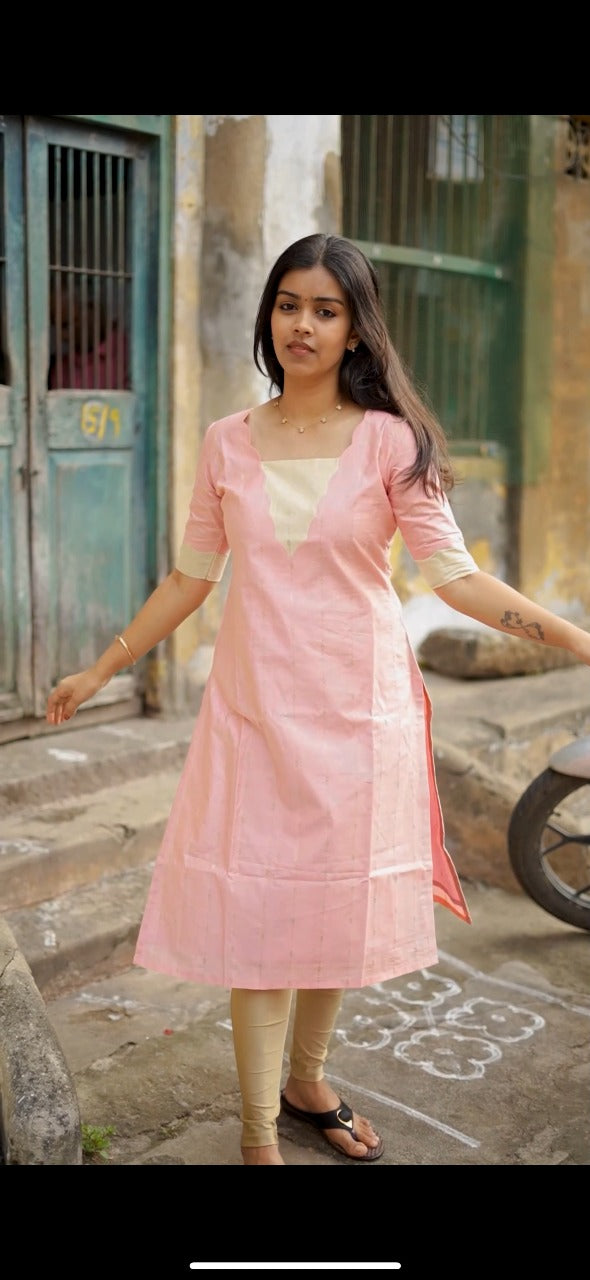 silk cotton Kurti