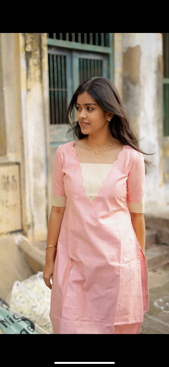 silk cotton Kurti