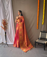 Tissue Silk Sarees with Zari Weaving