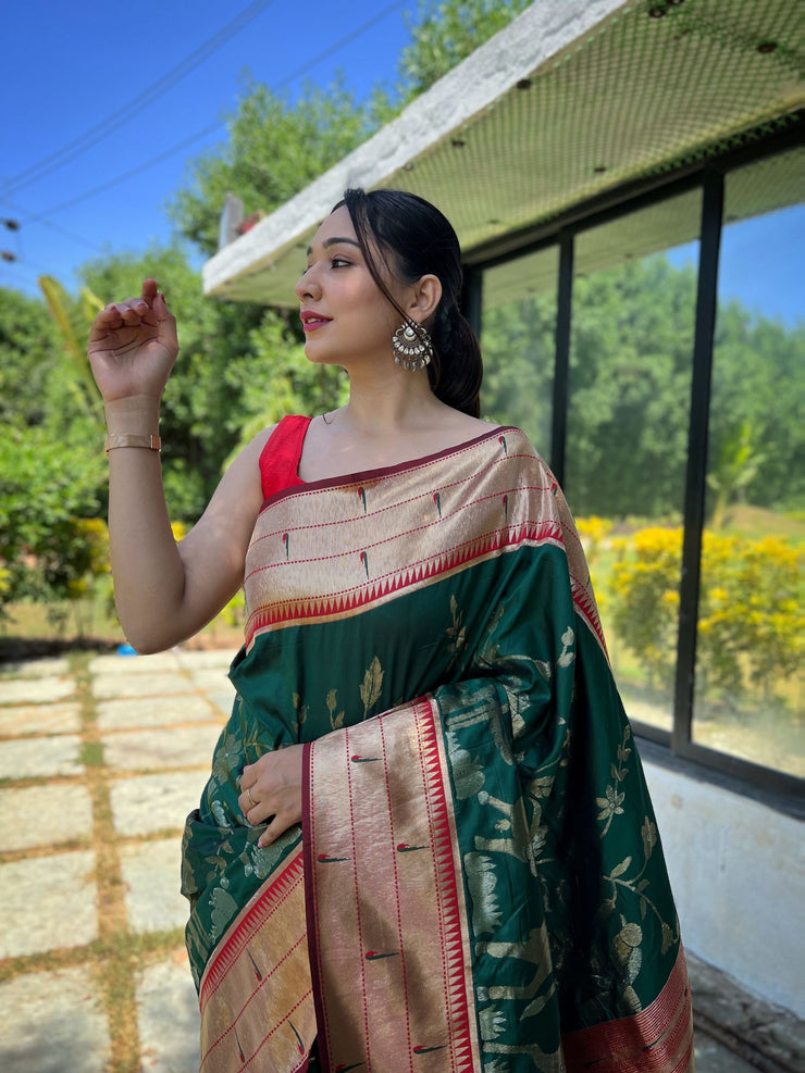 Gauri Paithani Silk Saree