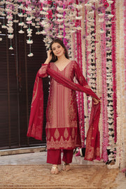 Maroon Elegance Suit Set