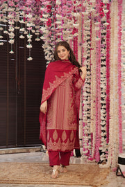 Maroon Elegance Suit Set