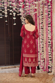 Maroon Elegance Suit Set