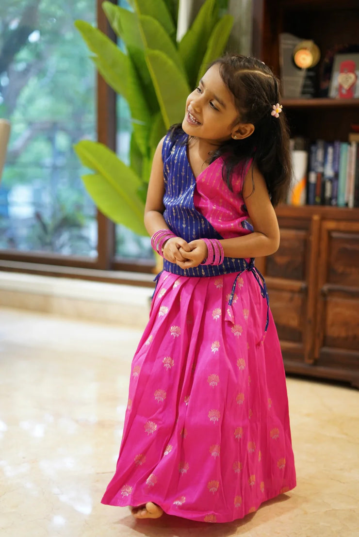Pink Mini lehenga set