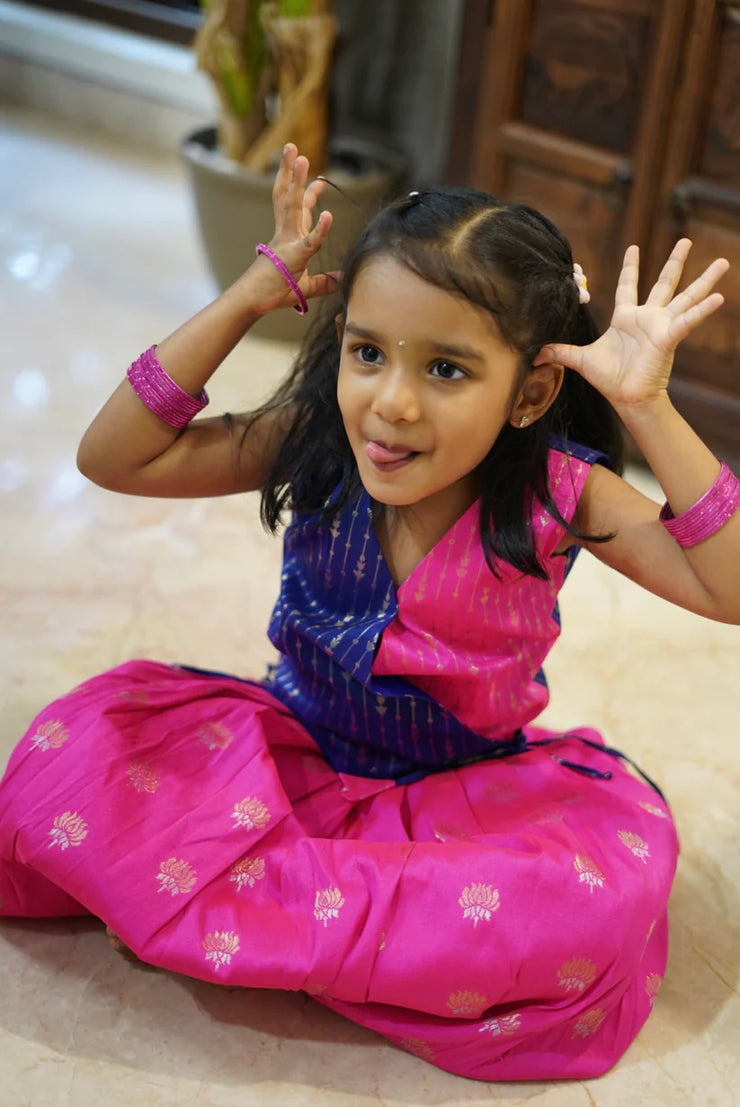 Pink Mini lehenga set