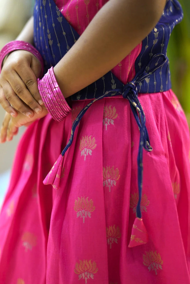 Pink Mini lehenga set