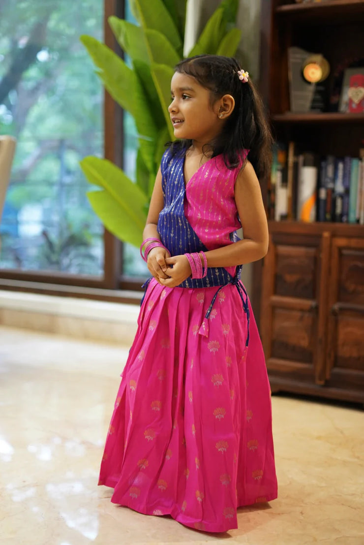 Pink Mini lehenga set