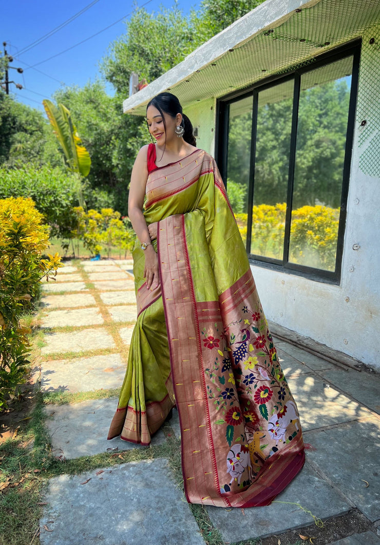 Gauri Paithani Silk Saree