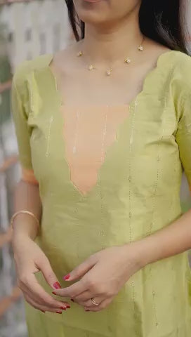 silk cotton Kurti