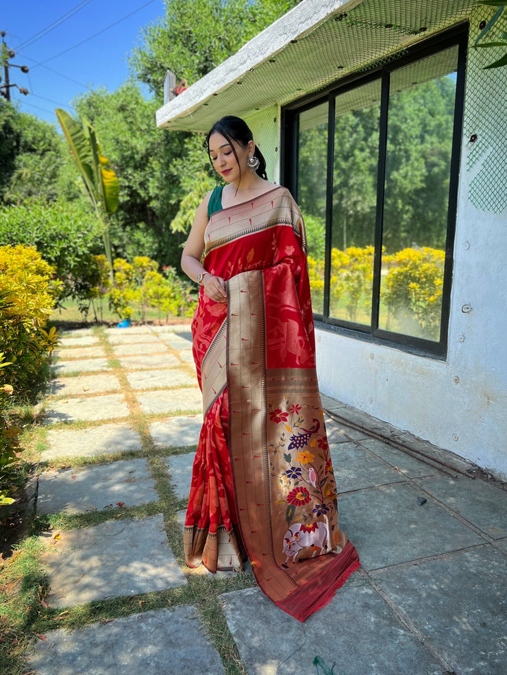 Gauri Paithani Silk Saree