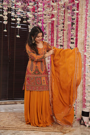 Muslin Heavy Embroidered Suit Set