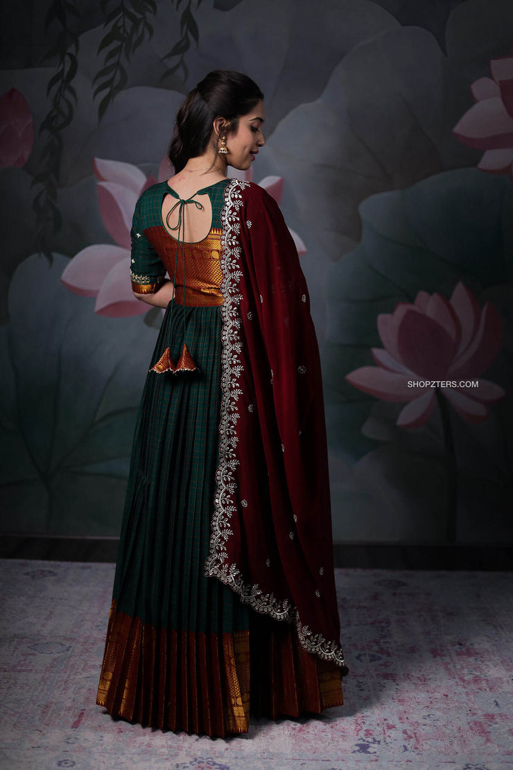 Narayanpet long gown Customizing... - Kvr Blouse designs | Facebook