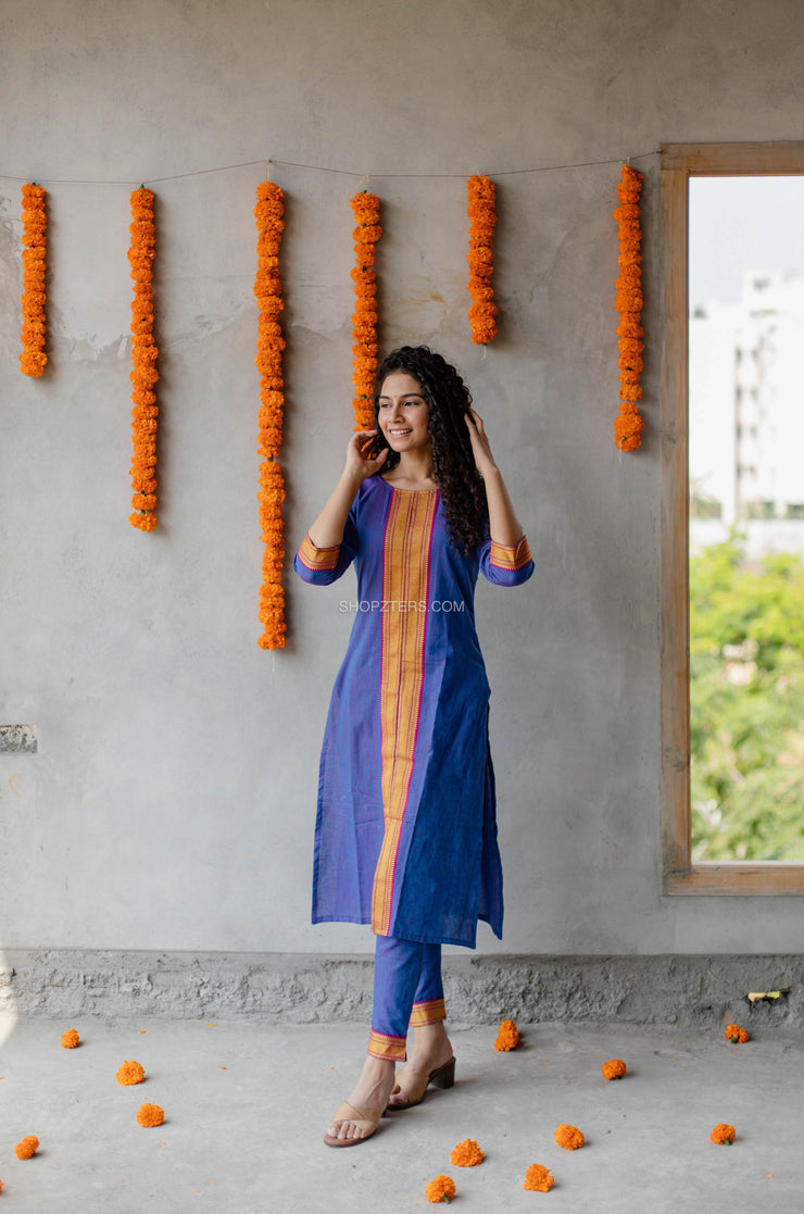 Buy Tokyo Talkies Blue Regular Fit Solid Parallel Trousers for Women Online  at Rs.768 - Ketch