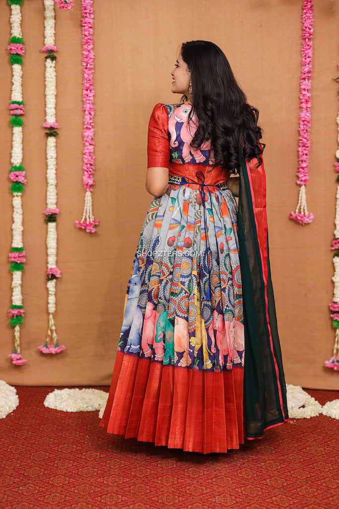 Indian Designer Banarasi Gown With Heavy Dupatta Designer Salwar Suit  Wedding Party Wear Indian Lengha Choli Readymade Lehenga - Etsy