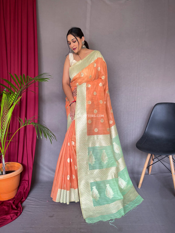 Slub Cotton Saree