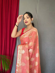 Cotton Silk Woven Saree