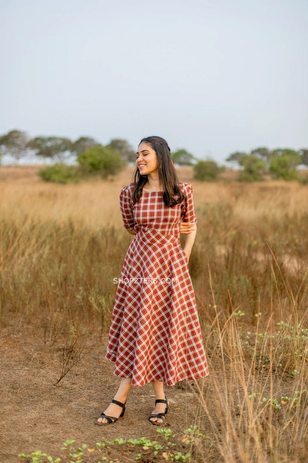 Pink Cut-Out Organic Cotton Midi Dress – FARM Rio