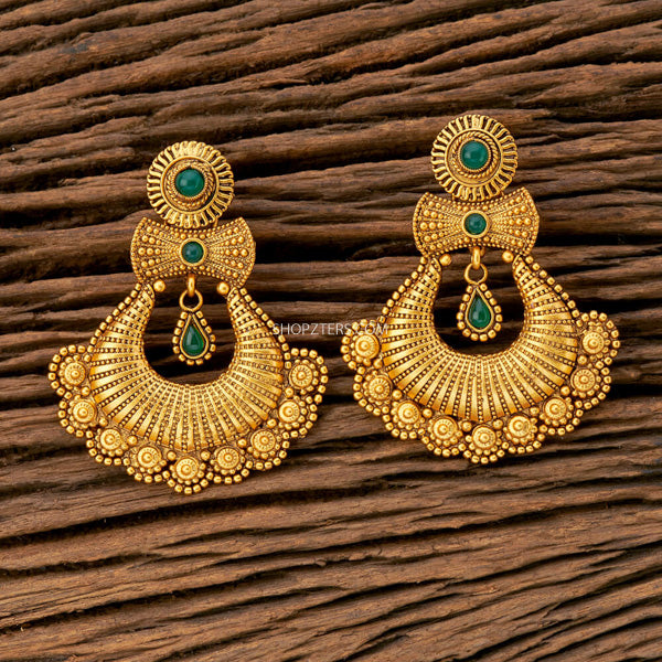Buy Gold Plated Chandbali earrings by Designer PREETI MOHAN Online at  Ogaancom