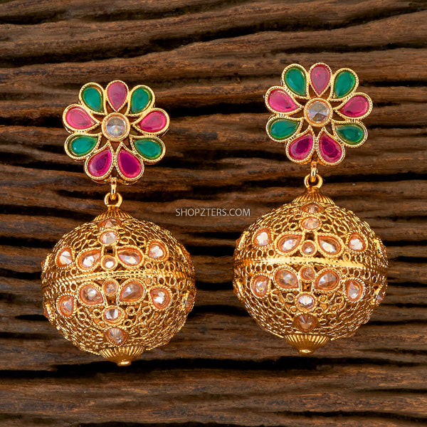 Antique Ball Earring